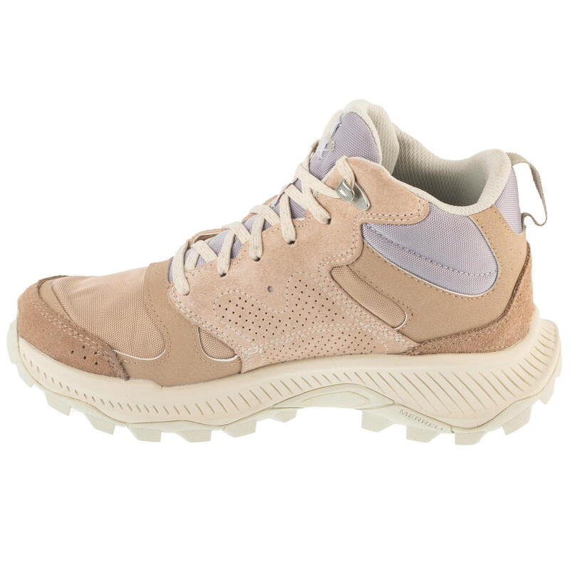 Bocanci de drumeție Merrell Tempo Sol Mid din piele pentru femei