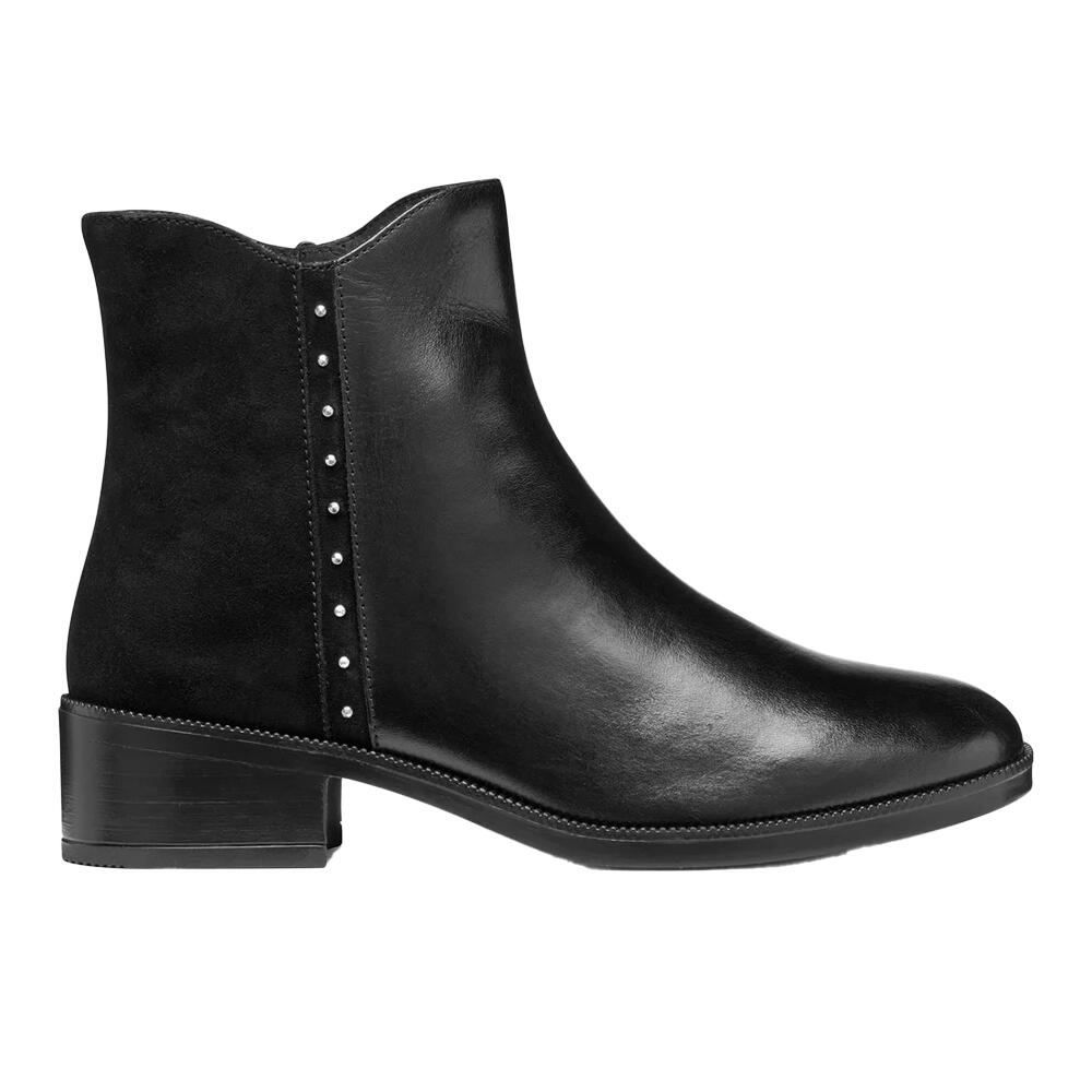 Womens/Ladies D Camexia Suede Ankle Boots (Black) 3/4