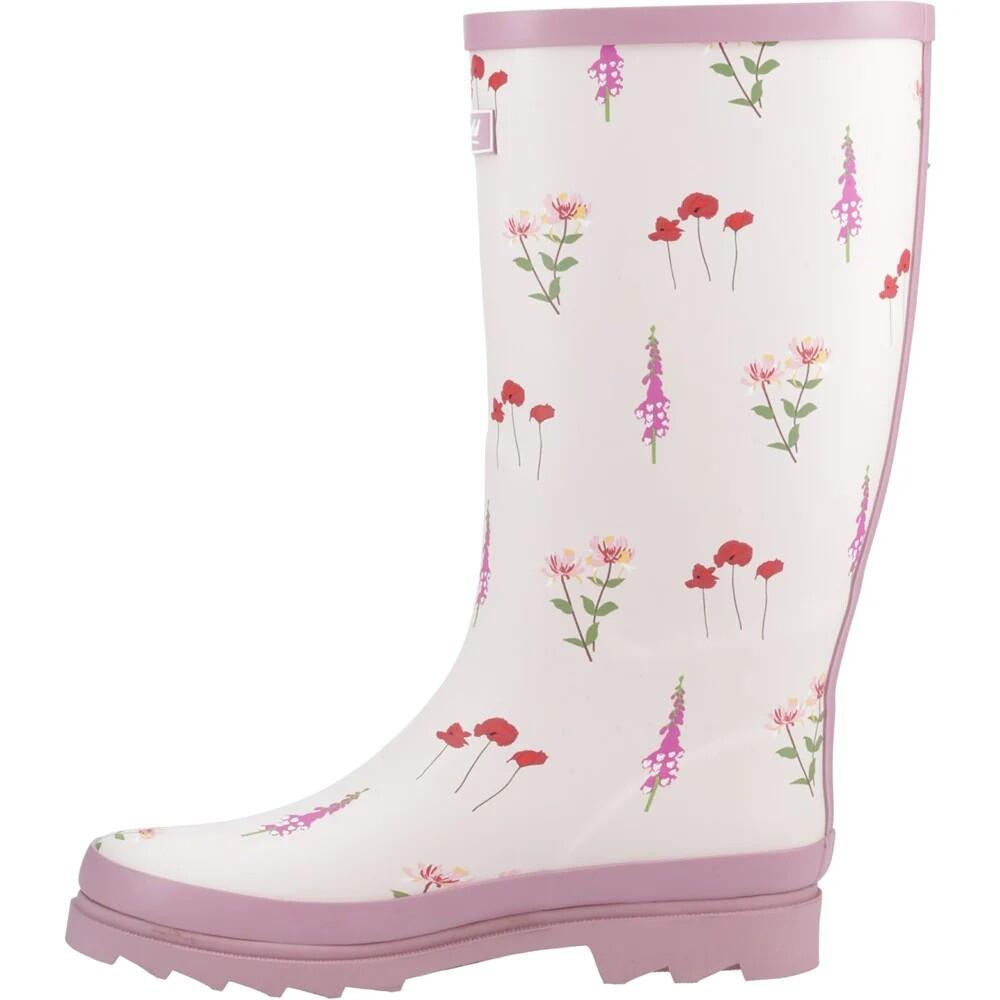 Womens/Ladies Wildflower Wellington Boots (Pink) 3/5