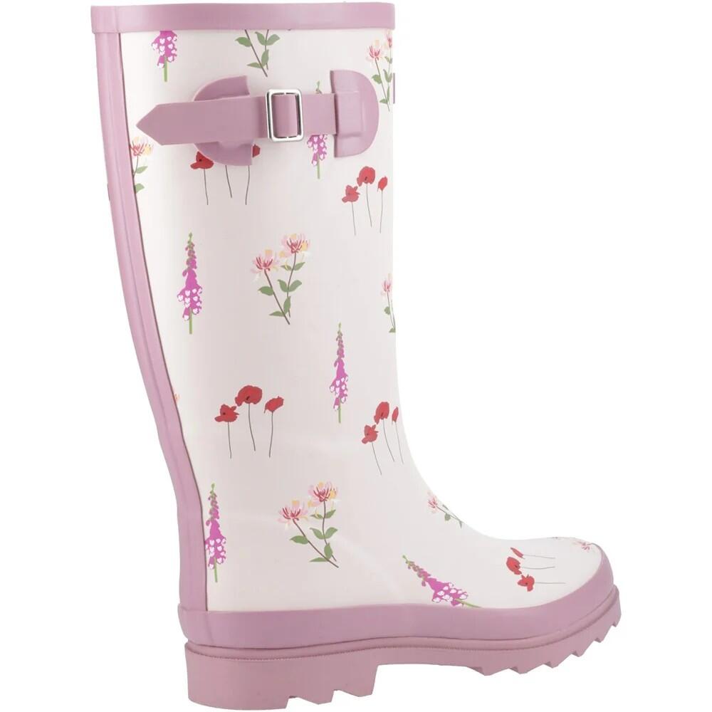 Womens/Ladies Wildflower Wellington Boots (Pink) 2/5