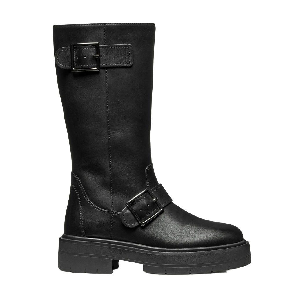 Stivali PelleDonna Geox D Spherica Ec7 Nero 3/4