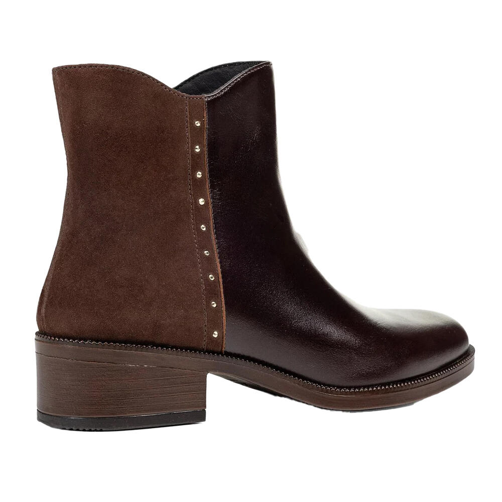 Womens/Ladies D Camexia Suede Ankle Boots (Dark Brown) 2/4