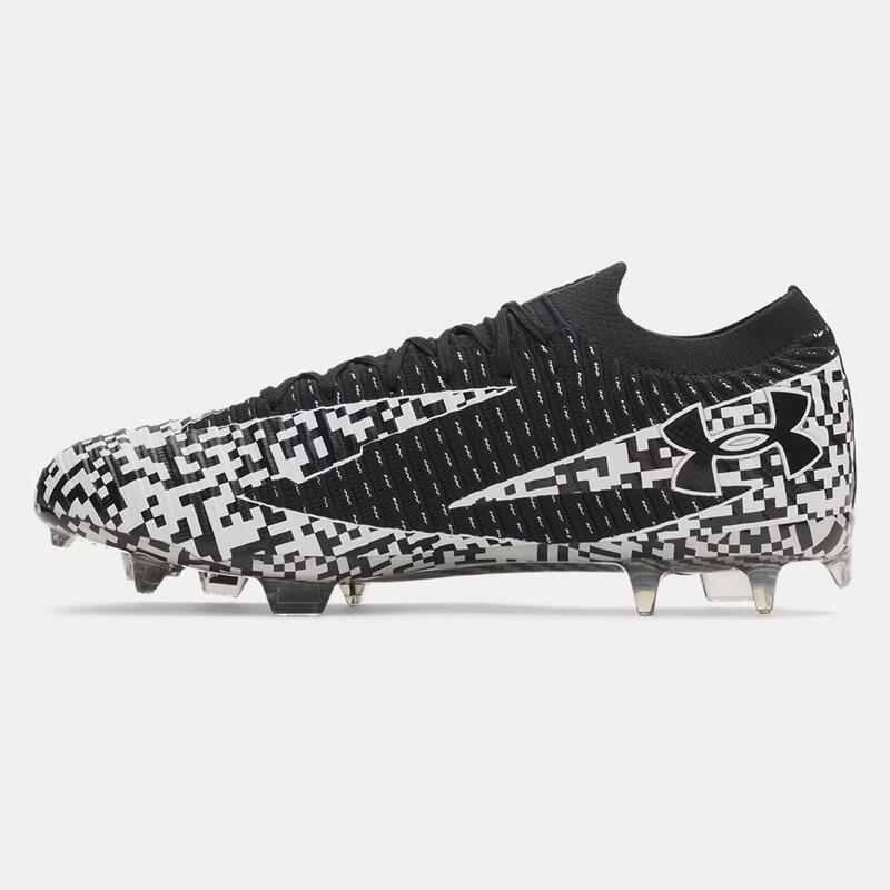 Ghete cu crampoane UA Shadow Elite 3 FG Under Armour negru și alb