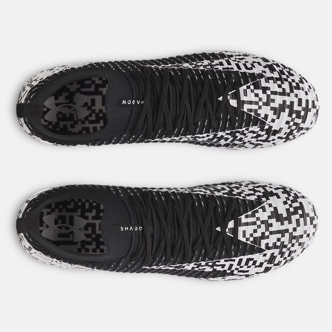 Crampons UA Shadow Elite 3 FG Under Armour nero‑bianco per calcio 4/5