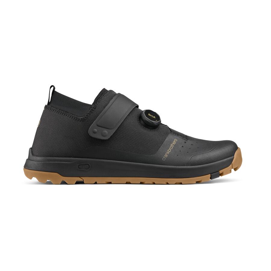 Chaussures STAMP TRAIL BOA - noir/or / semelle marron 4/6