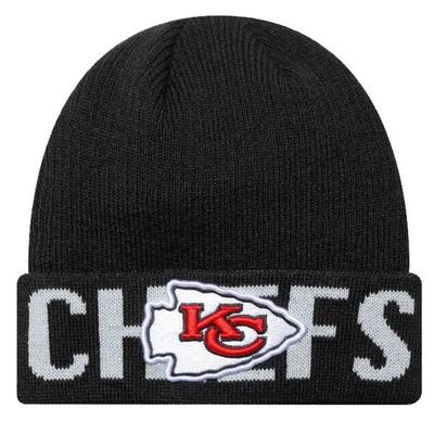 Cap new era model wordmark beanie kanchi kleur zwart