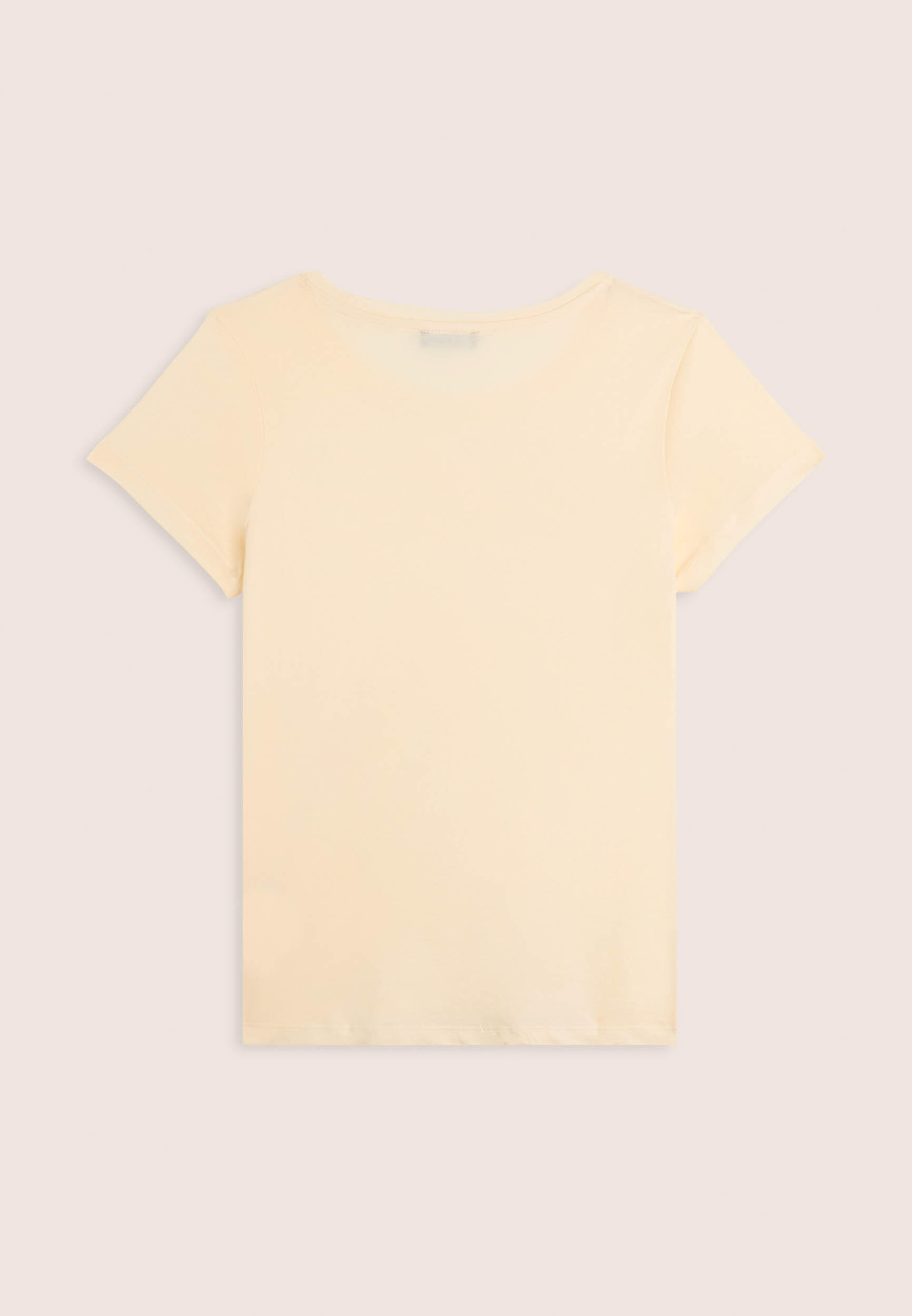 T-shirt da donna con strass e banda logata sulle spalle 2/3
