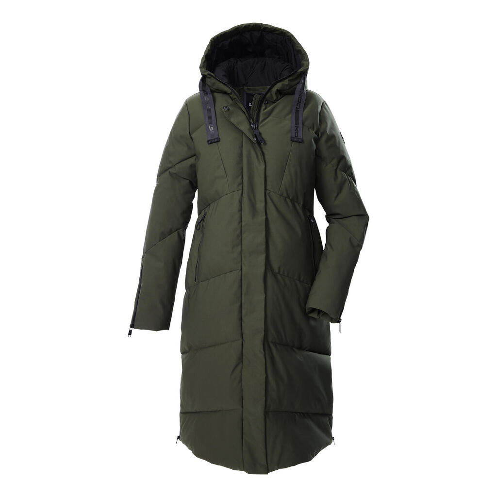 Women's long quilted jacket Killtec GW 41 CT