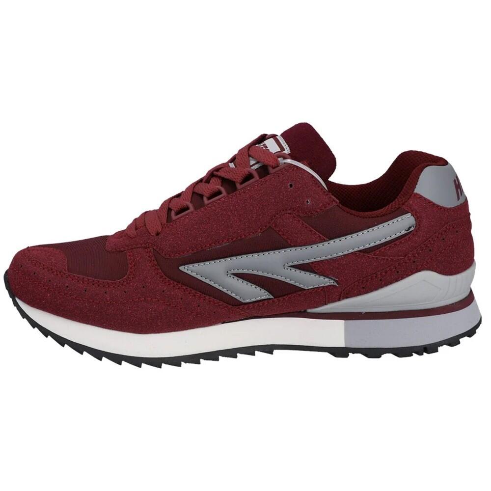 Scarpe Sportive Pelle ScamosciataUomo Hi-Tec Silver Shadow Ciliegia 3/4
