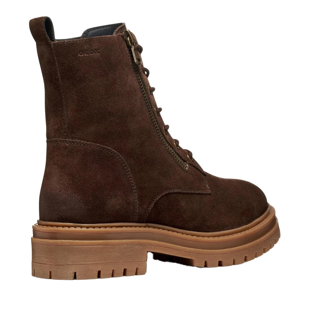 Womens/Ladies D Iridea F Ankle Boots (Dark Brown) 2/4