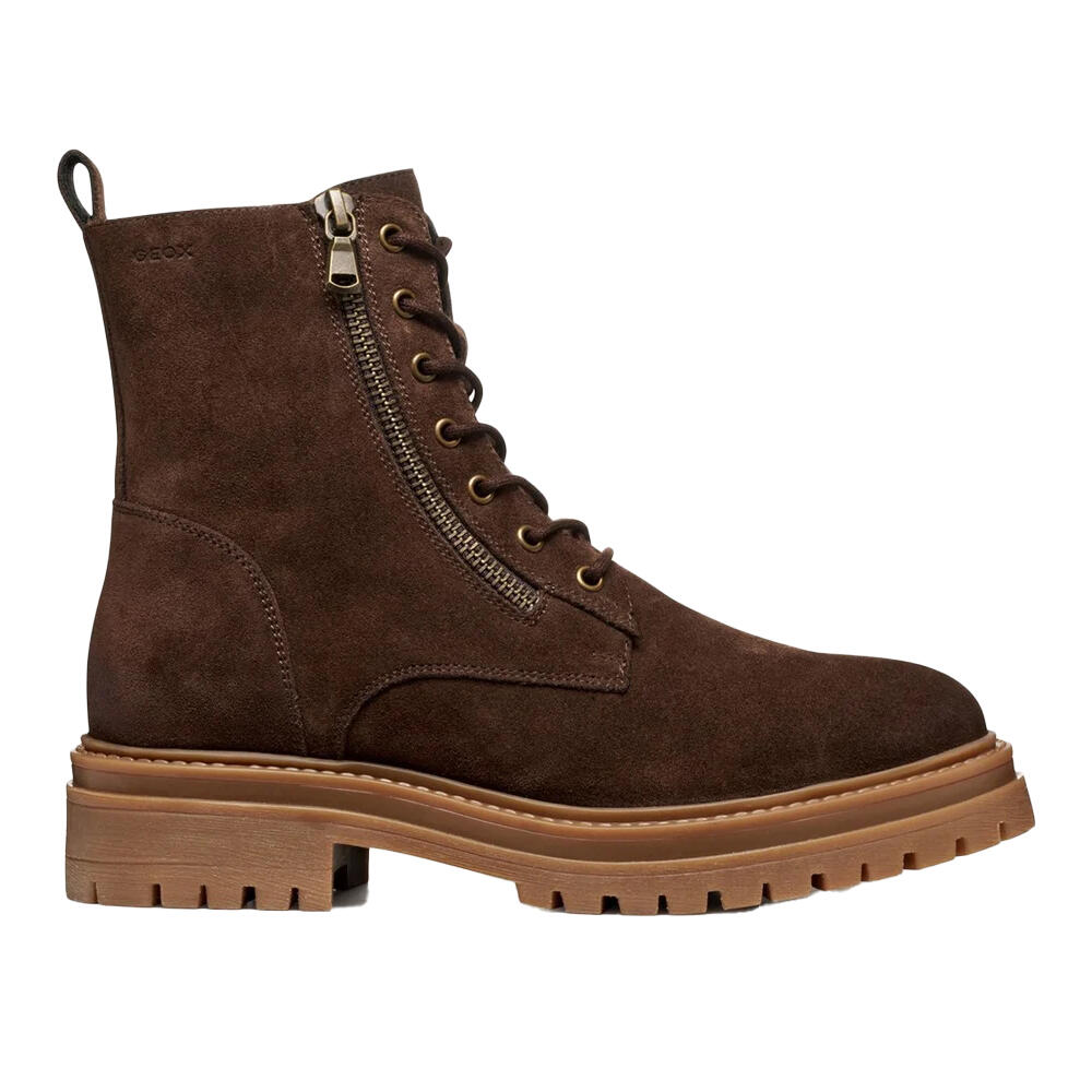 Womens/Ladies D Iridea F Ankle Boots (Dark Brown) 4/4