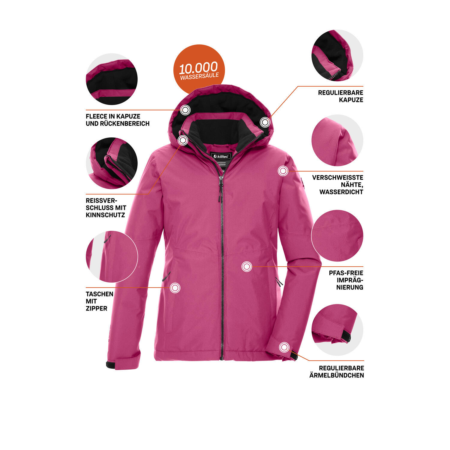 Kinder Jacke KOW 217 GRLS JCKT 5/6
