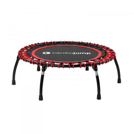 Cardiojump Premium fitnesstrampoline 100 cm rood