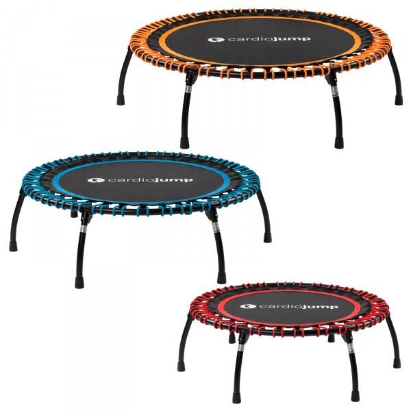 Cardiojump Premium fitnesstrampoline 100 cm rood 2/5