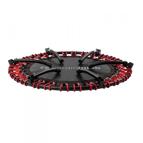 Cardiojump Premium fitnesstrampoline 100 cm rood 4/5