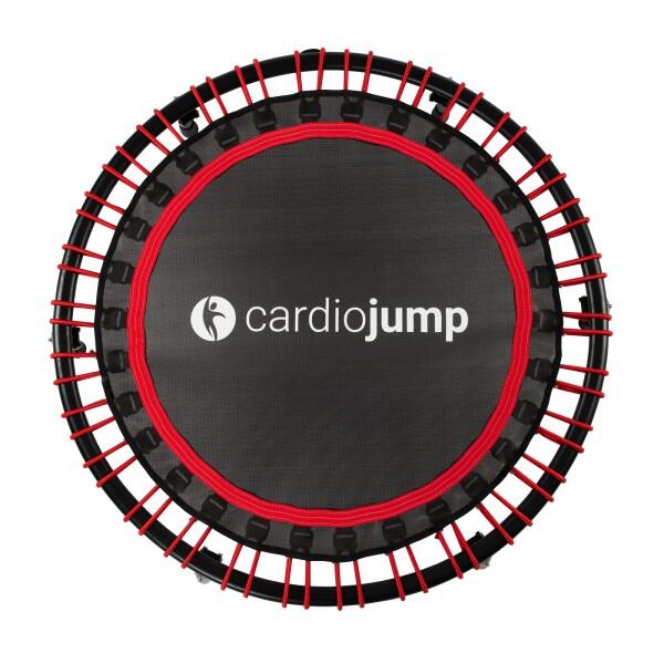 Cardiojump Premium fitnesstrampoline 100 cm rood 3/5