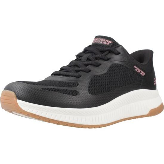 Zapatillas Deportivas Mujer Skechers SLIP-INS: BOBS SQUAD 4 Negr