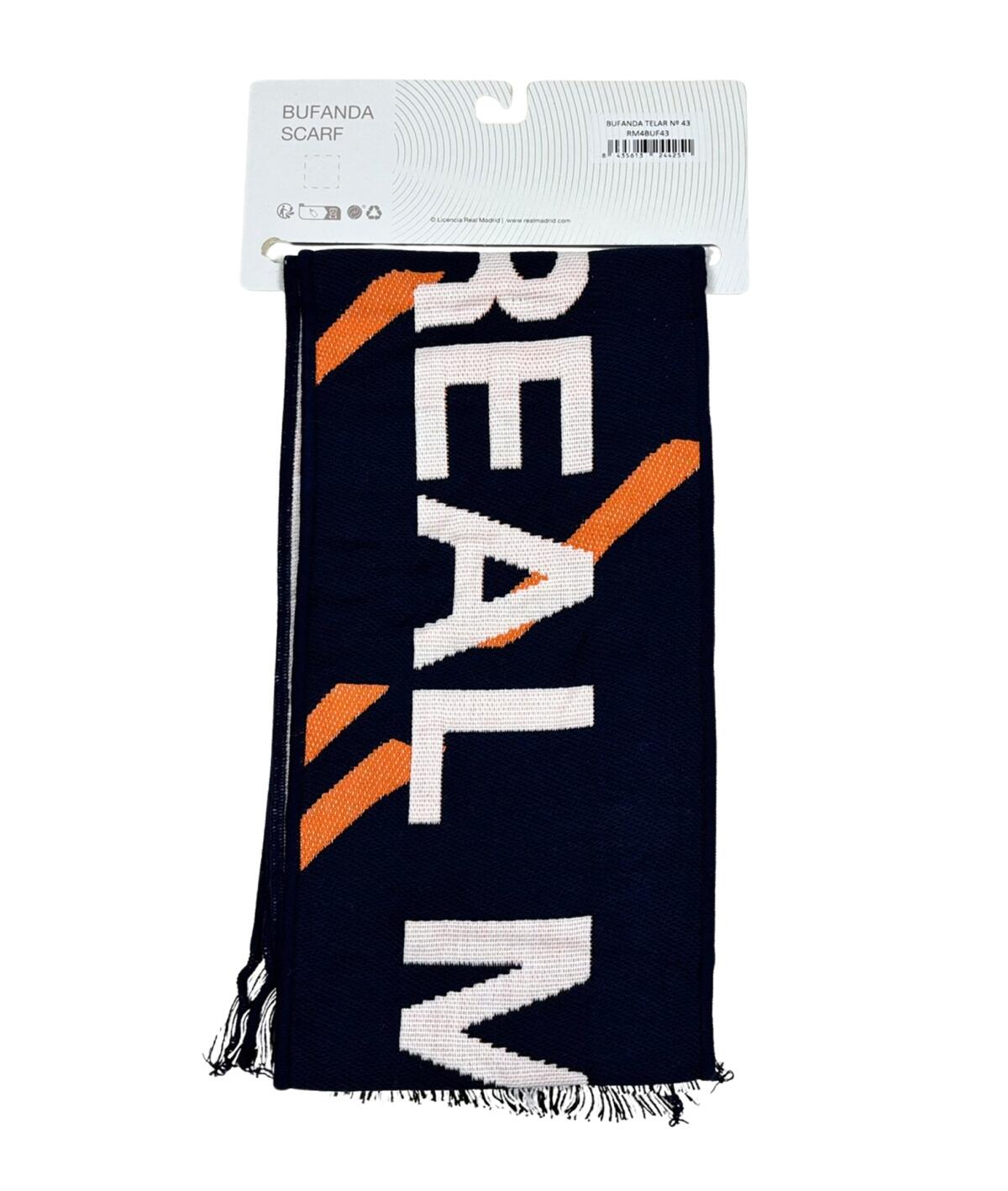 Cachecol Oficial do Real Madrid Marinho 4/5