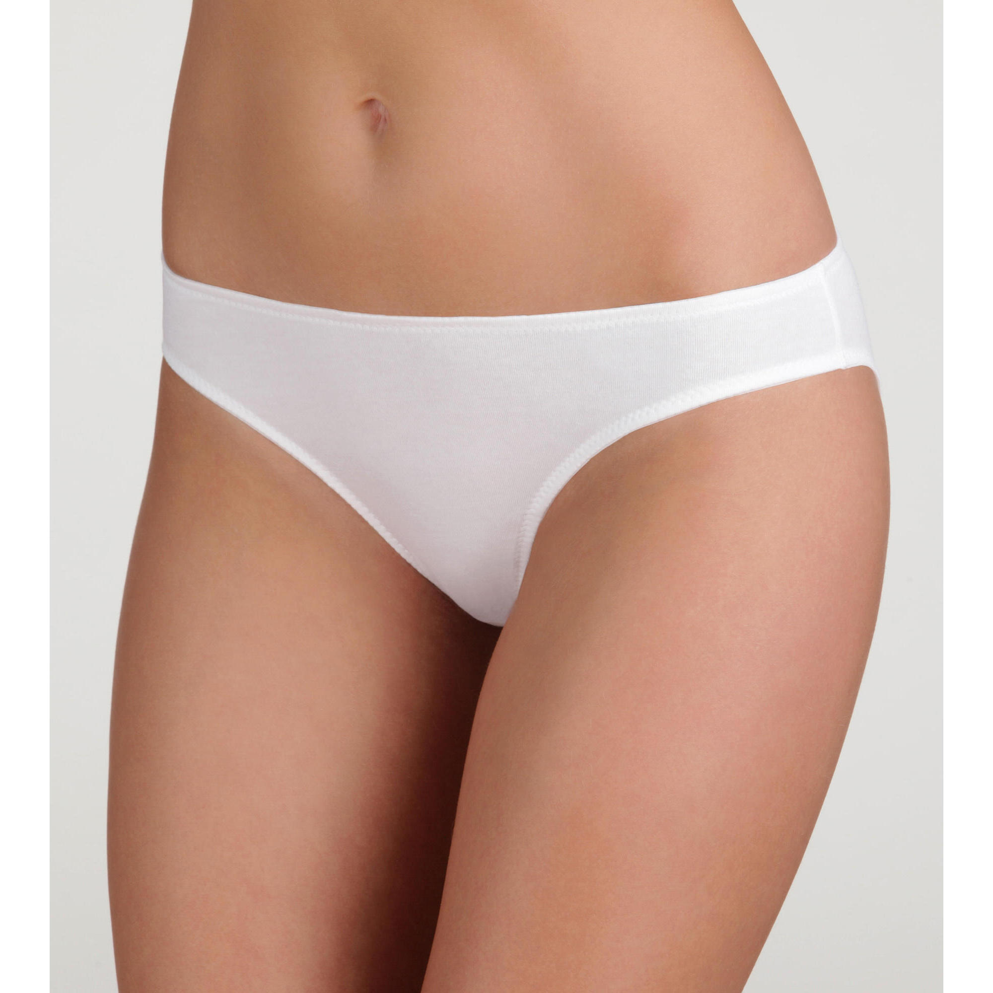 Dim - Slip Femme Coton Ecodim Confort - Culotte - Blanc - 40 M - Decathlon
