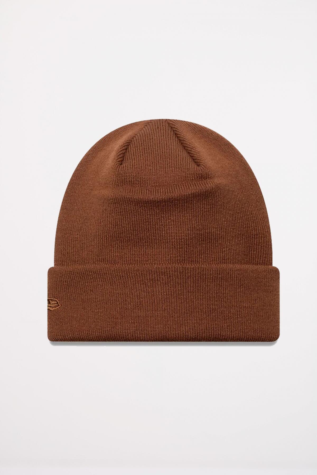 Cap New Era Model League Essential Beanie Kleur Bruin 4/4