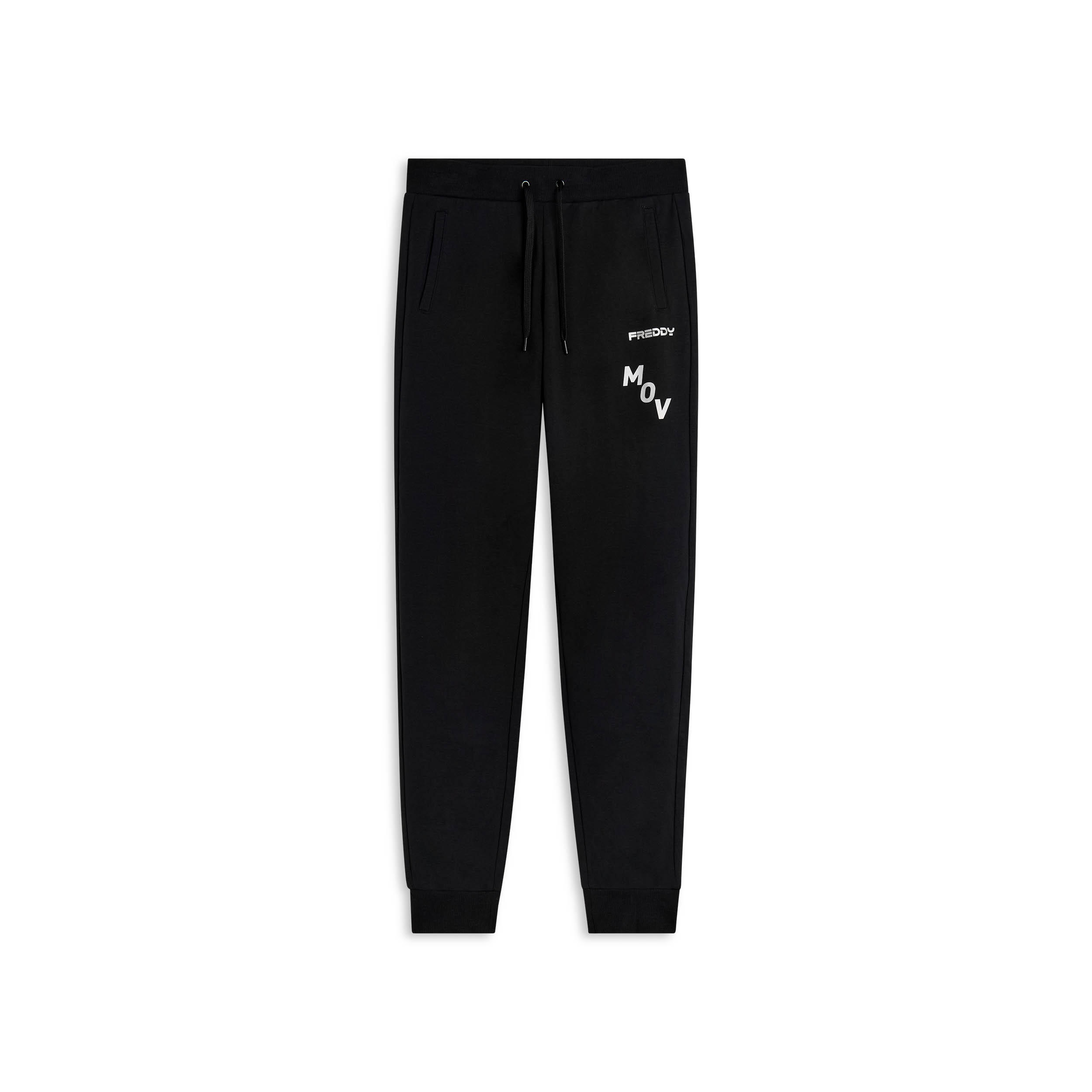 Freddy - Pantalon De Sport Classique Avec Imprimé Freddy Mov - Pantalons - Noir - Decathlon