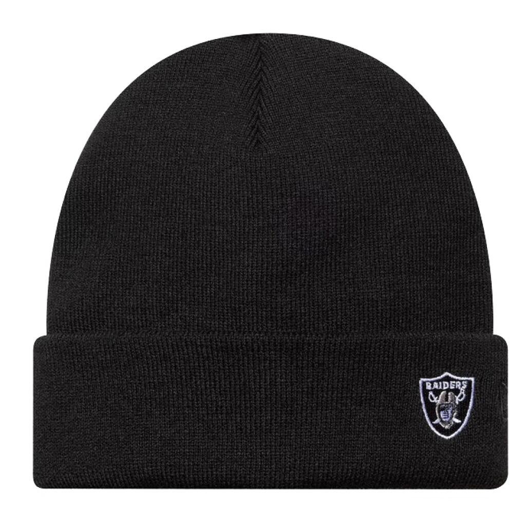 Bonnet New Era Modèle Mini Logo Cuff Beanie La Couleur Noir 1/4