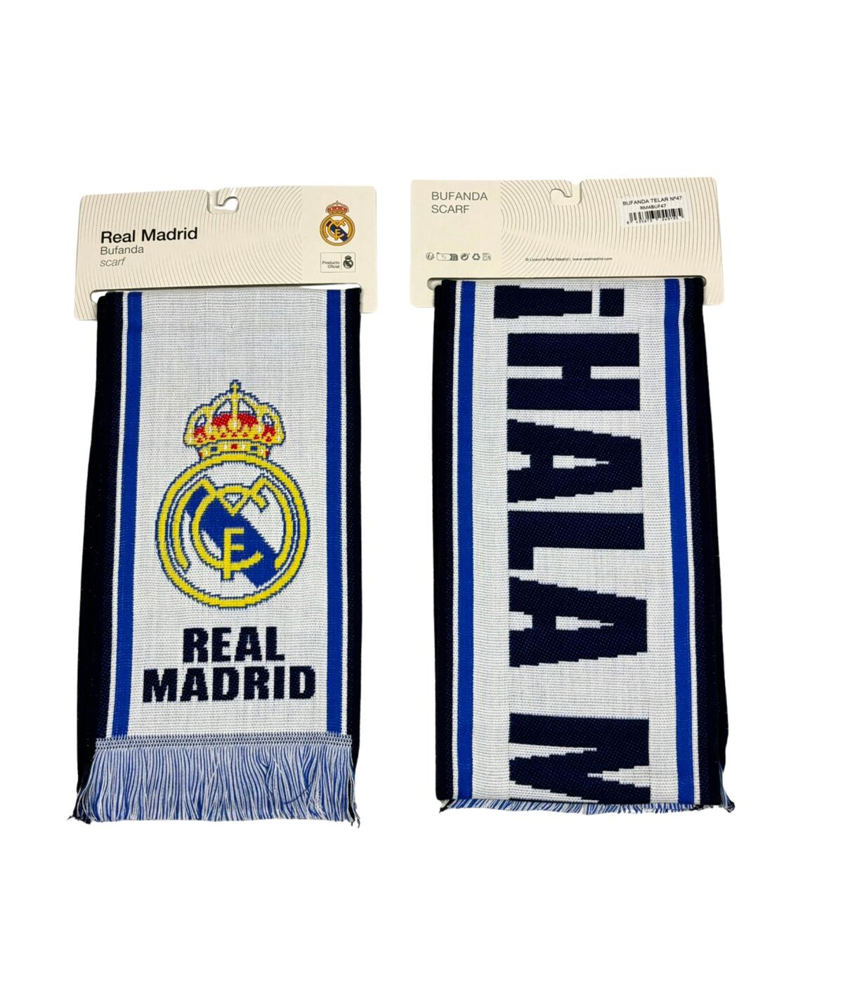 Bufanda Fútbol Real Madrid Oficial "Hala Madrid" 3/5