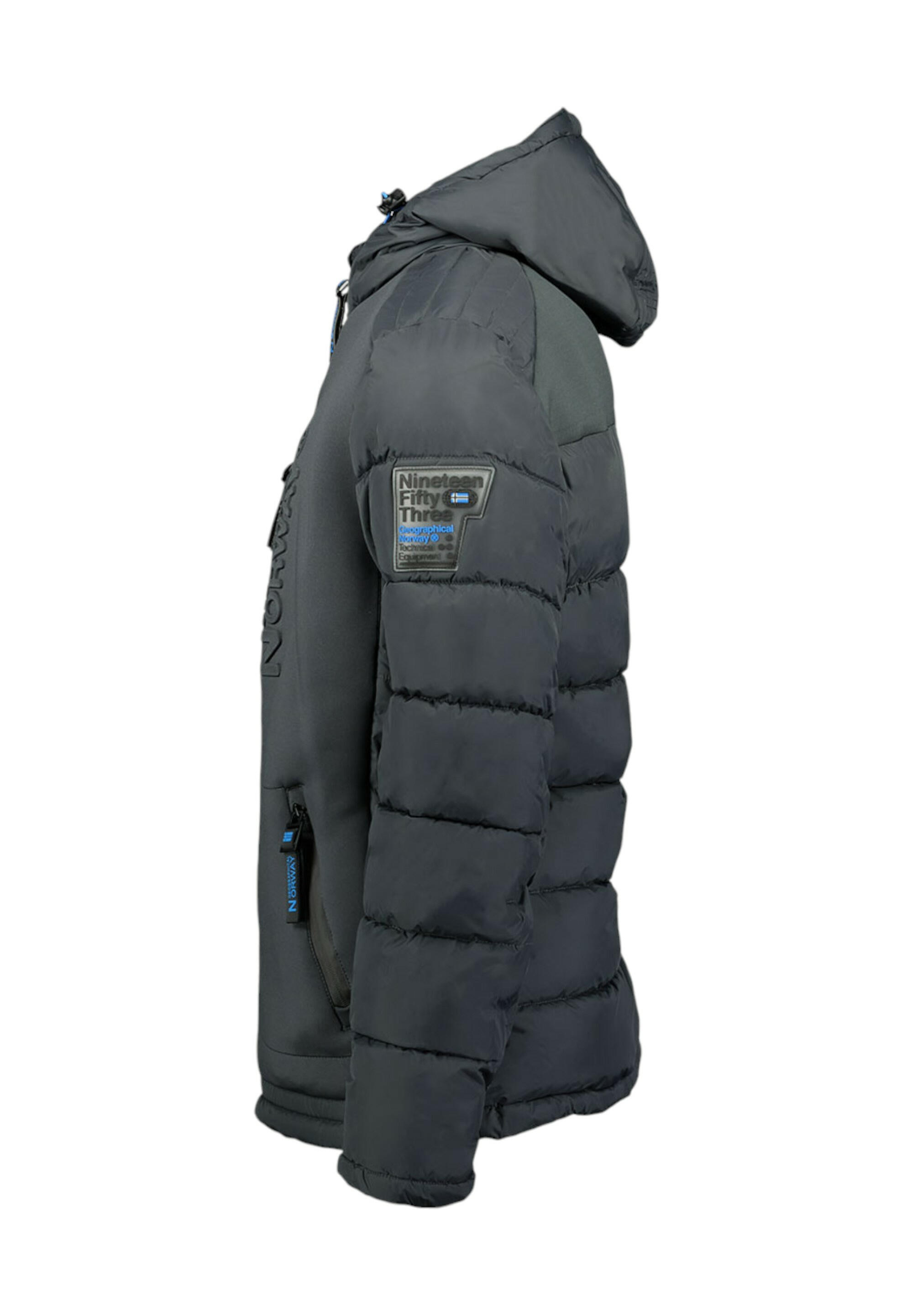 Męska turystyczna kurtka GEOGRAPHICAL NORWAY BEACHWOOD DGREY-BLUE DB MEN 068 BS4 4/6