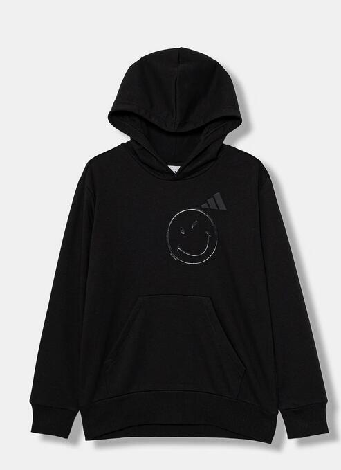 Felpa ragazzo adidas x smileyworld - nero 6/7