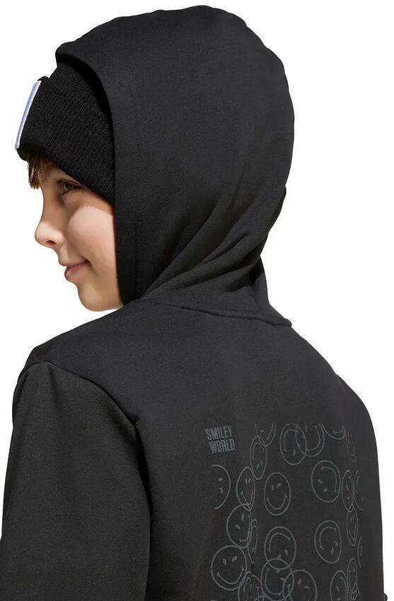 Felpa ragazzo adidas x smileyworld - nero 5/7