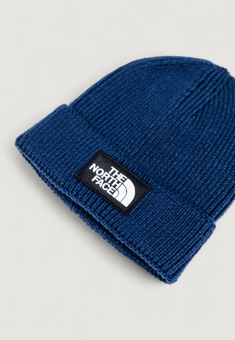 bonnet TNF LOGO BOX CUFFED HOMME bleu 2/5