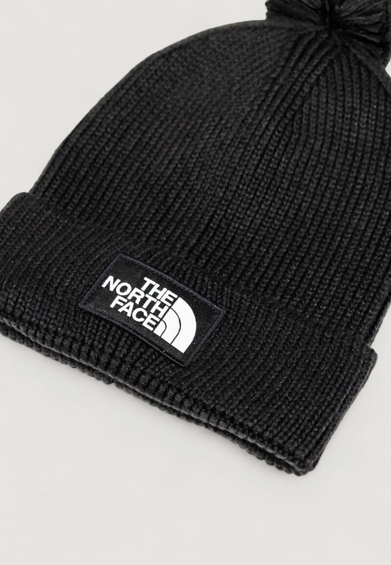 Muts TNF LOGO BOX POM BEANIE HEREN Zwart 2/4