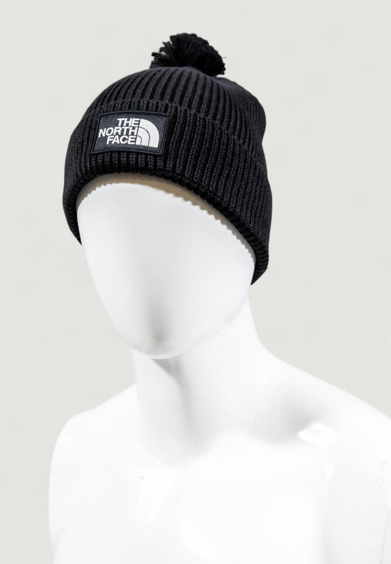 Muts TNF LOGO BOX POM BEANIE HEREN Zwart 4/4