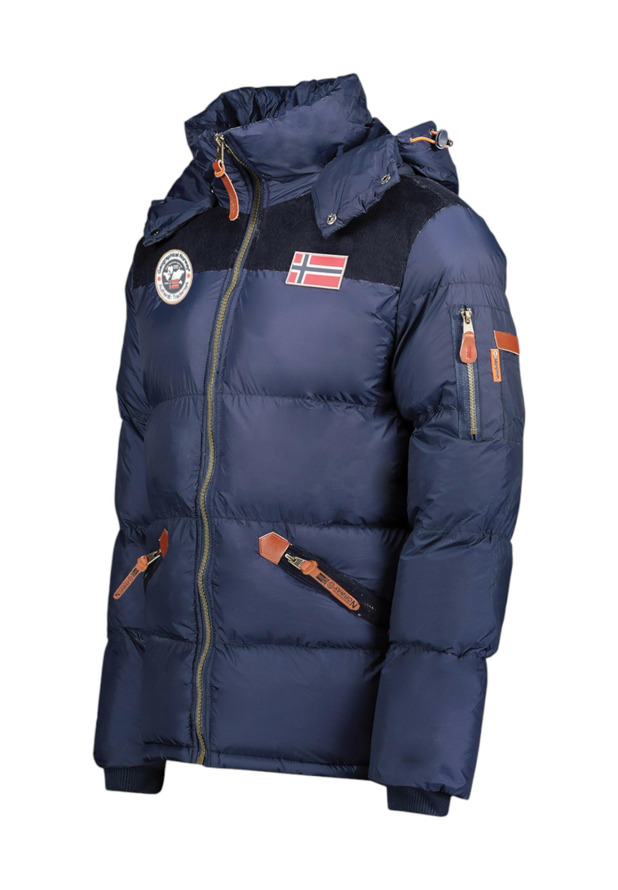 Winterjas CELIAN blauw 3/4