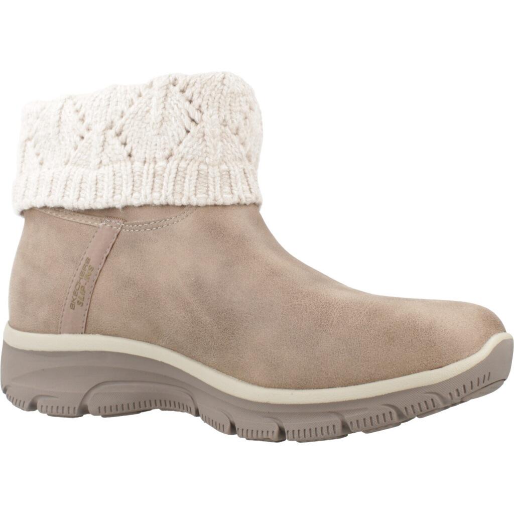 Bottines Plates Femme Skechers Slip-ins Relaxed Fit Marron 5/5