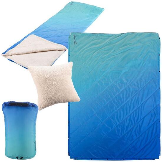 Campingdecke Liva - 4-in-1 Outdoor Decke - Schlafsack - Kissen - wasserdicht