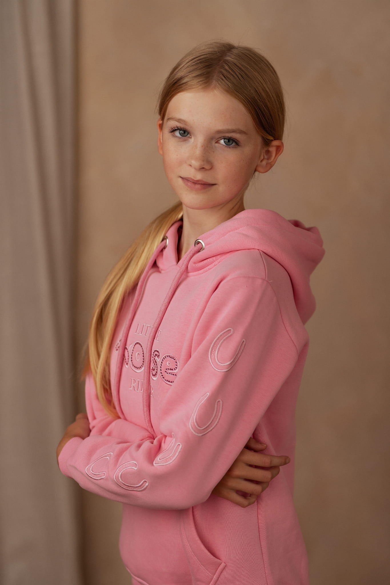Candy Felpa Equitazione Bimbi Rosa 10-12 2/6