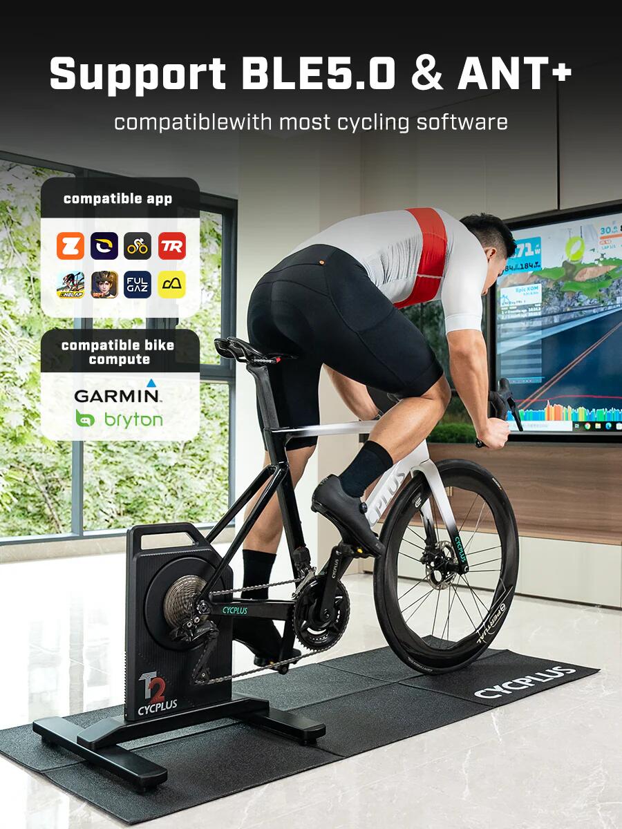 Trenażer rowerowy CYCPLUS T2H 3/7