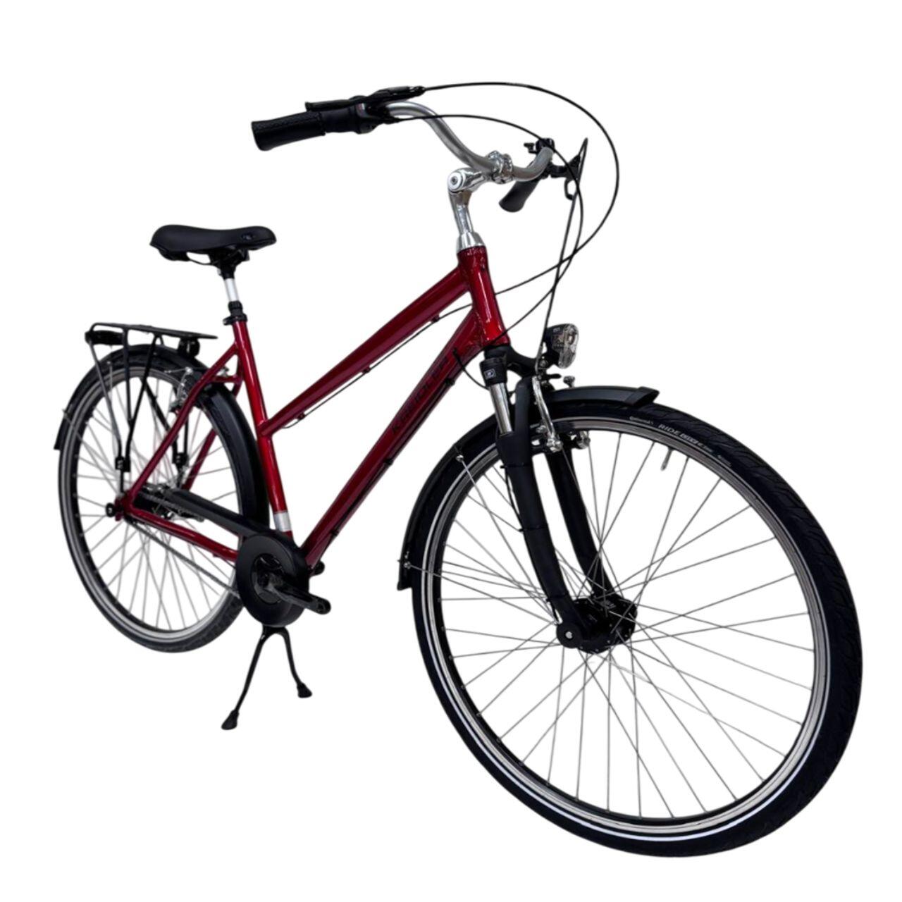 Refurbished, Bicicletta da città Kreidler 1280 - 28 pollici, taglia M, rossa 2/2