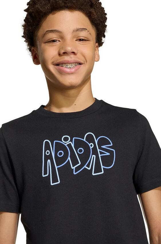 T-shirt unisex adidas graffiti - nero 4/5