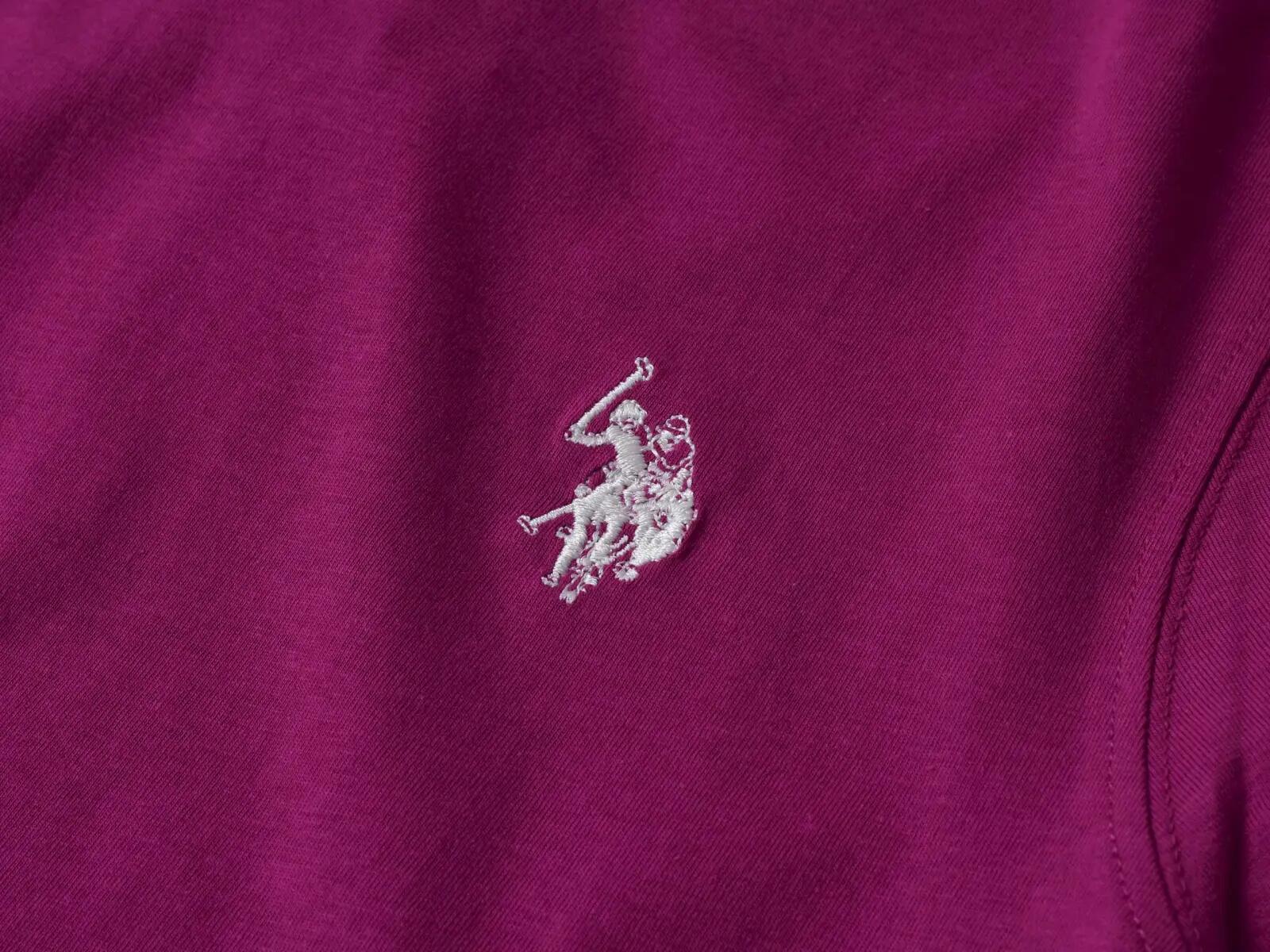 Tricou barbati U.S. Polo Luca roz M 4/4