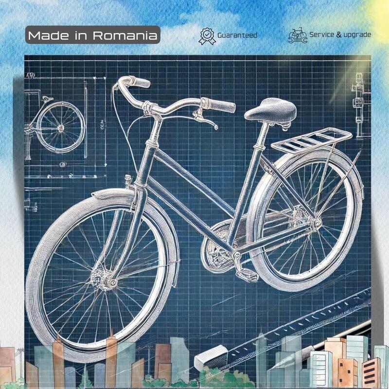 Bicicleta Trekking Kreidler - 28 Inch, S, Negru
