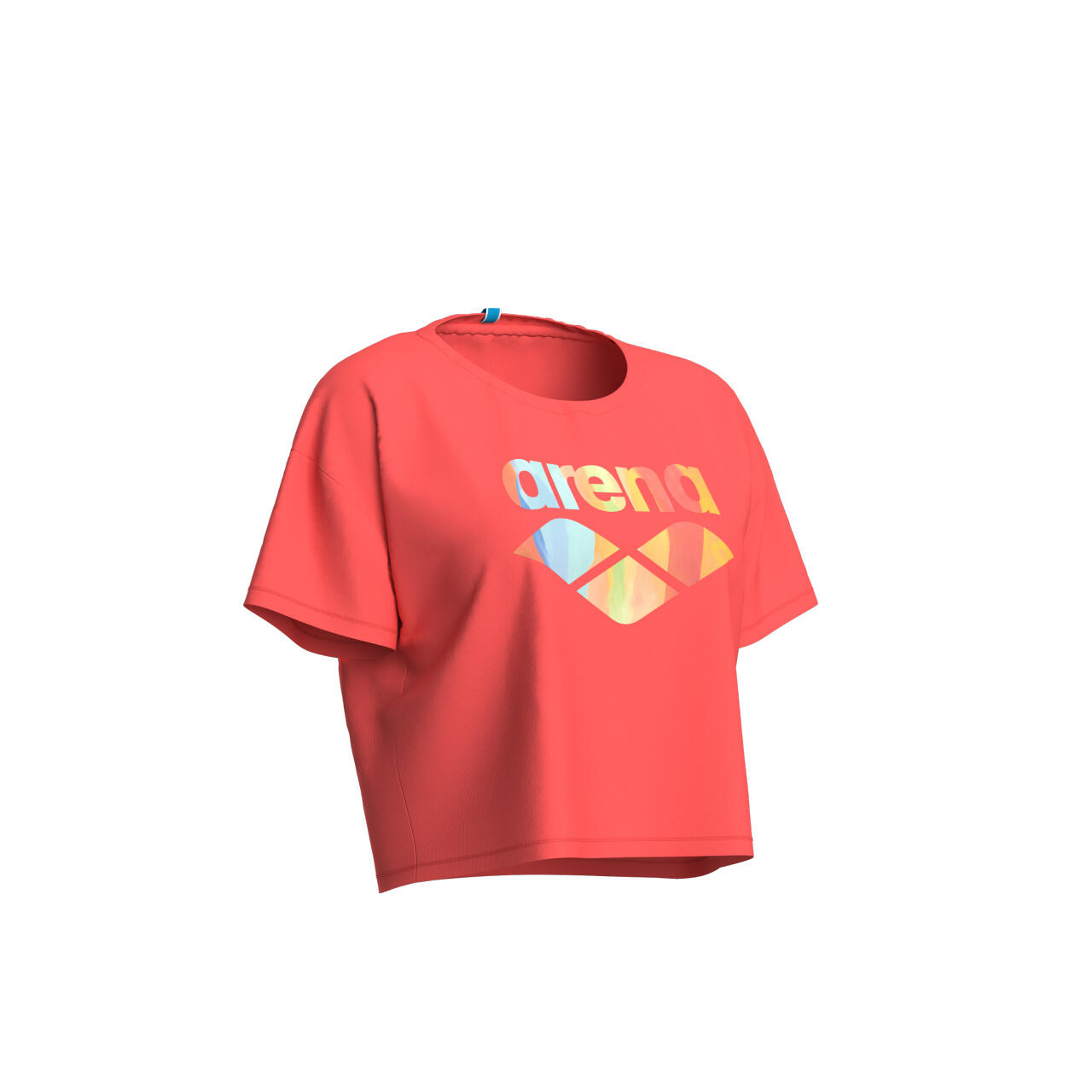 Koszulka damska top bawełniany sportowy okrągły dekolt Arena Crop Top 7/7