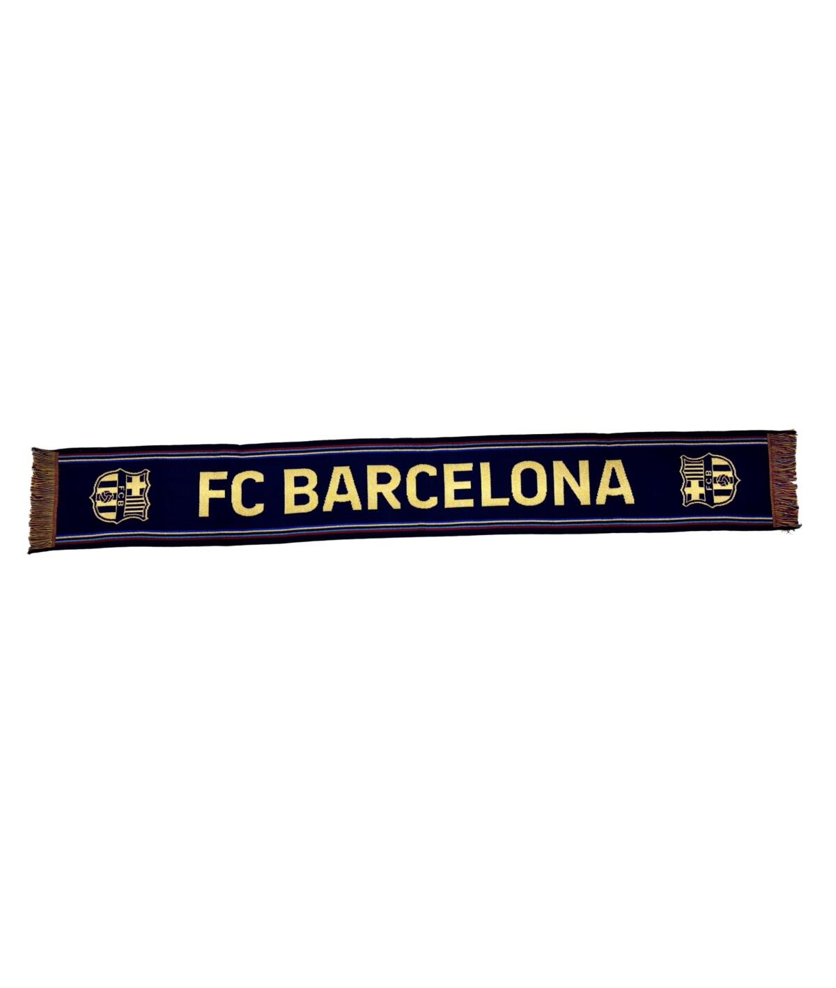 FC BARCELONA Cachecol Oficial do FC Barcelona Dourado