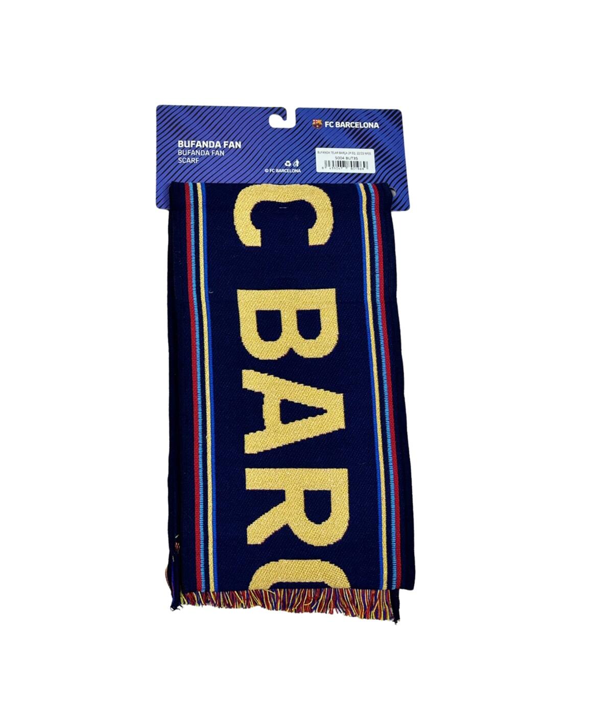 Cachecol Oficial do FC Barcelona Dourado 3/5