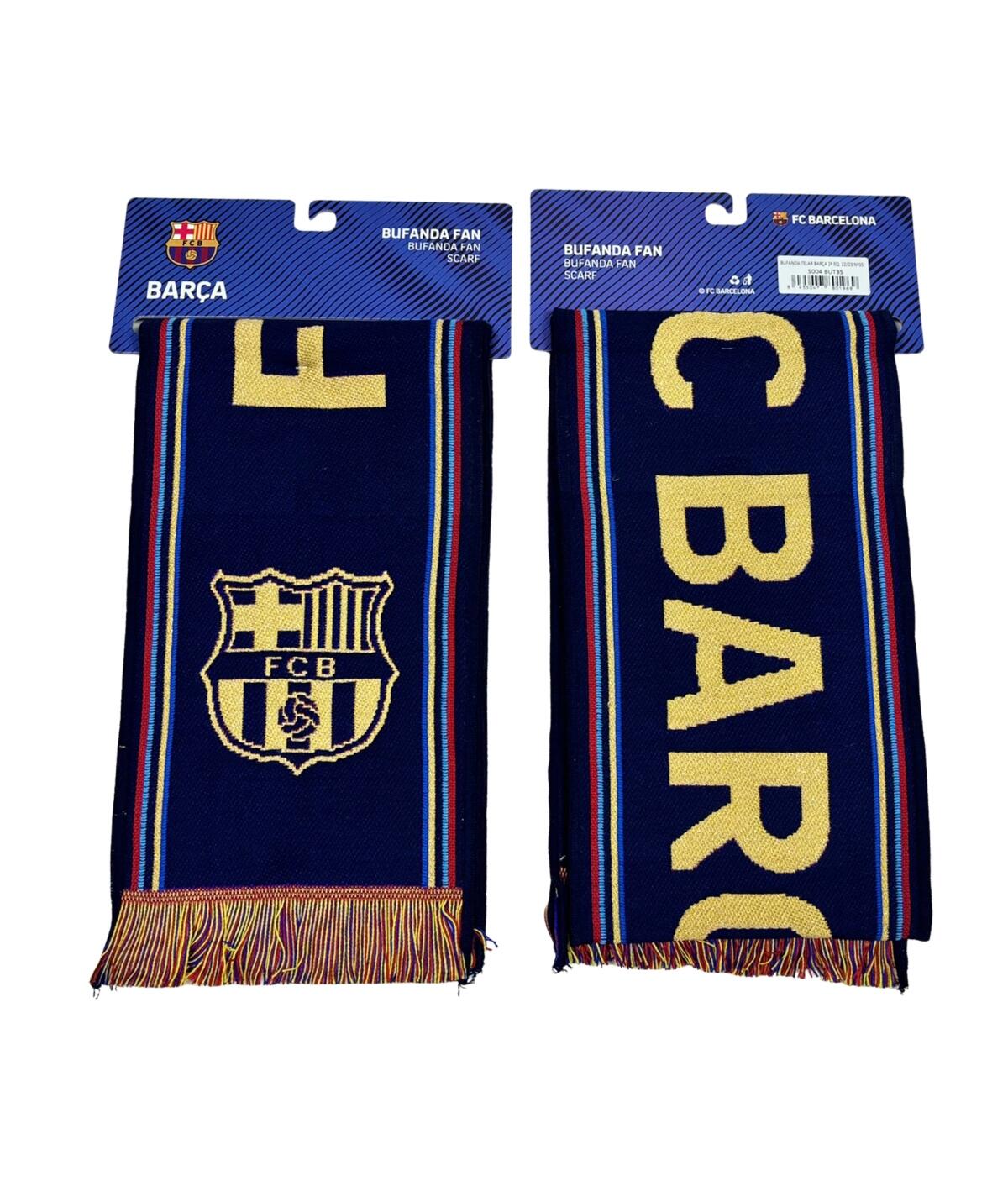 Cachecol Oficial do FC Barcelona Dourado 2/5