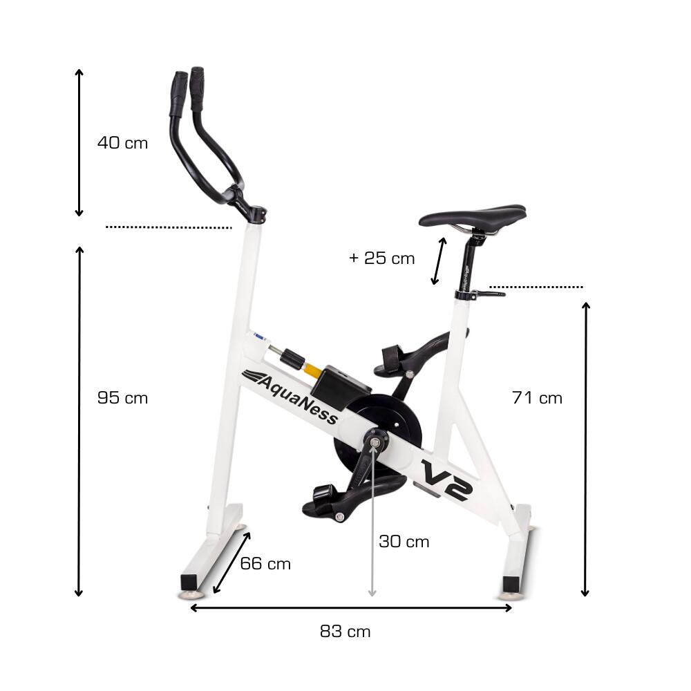 Aquaness - Aquabike V2 - Poolfahrrad 4/4