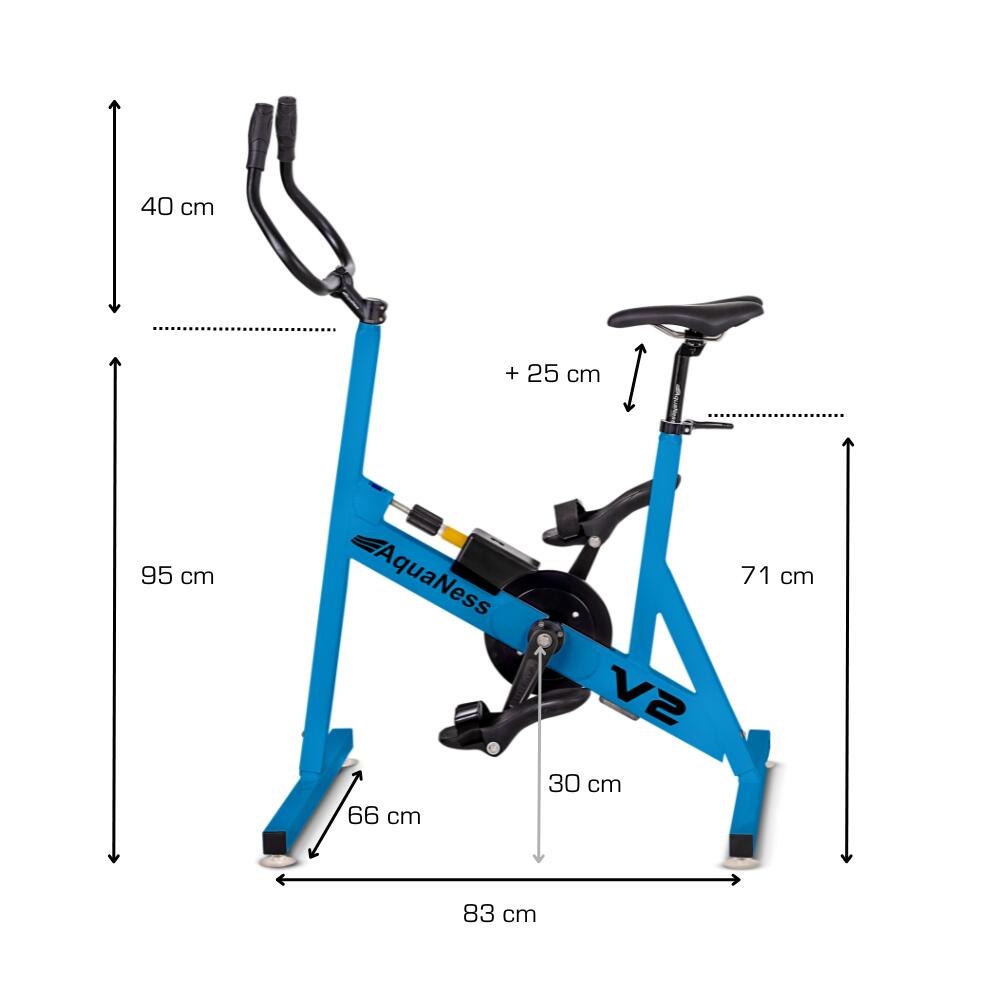 Aquaness - Aquabike V2 - Bicicleta de piscina 4/4