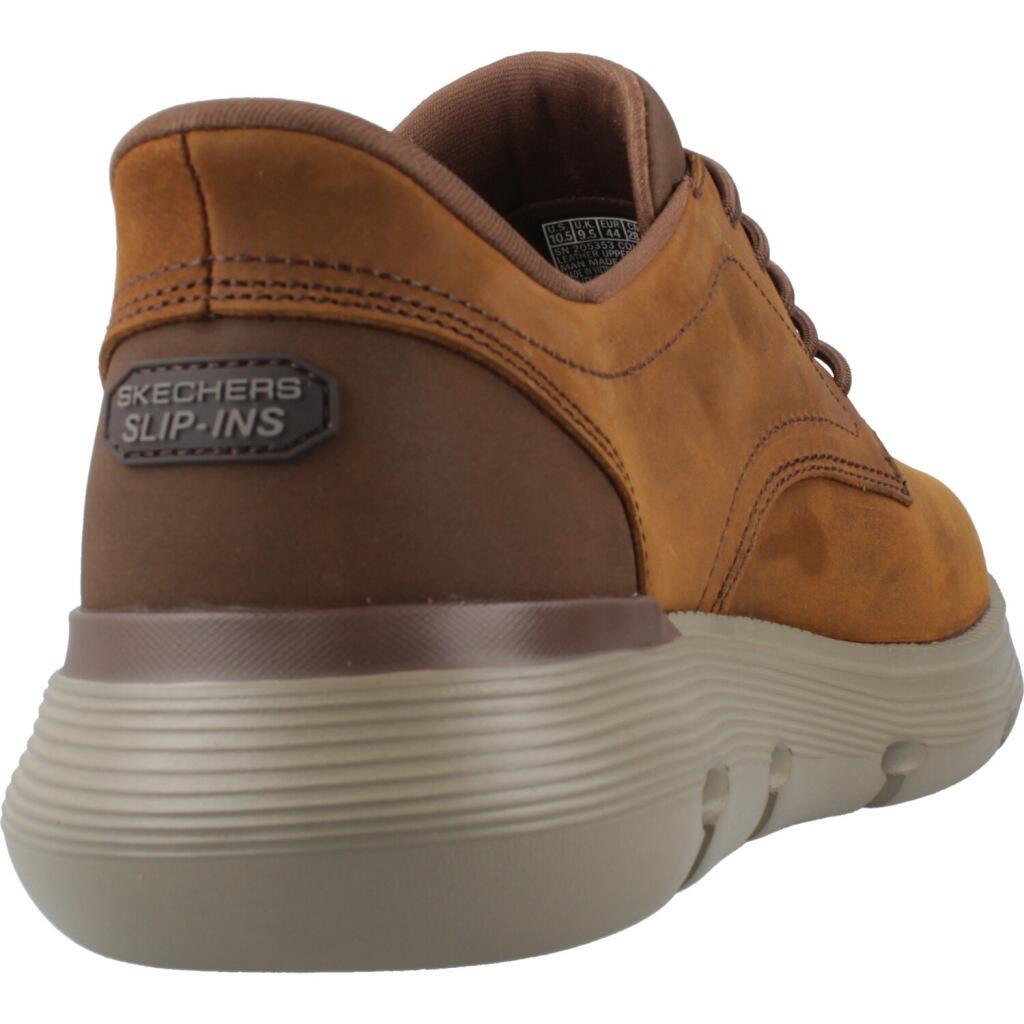 Baskets Skechers Modèle Garza - Duran Couleur Marron 3/5