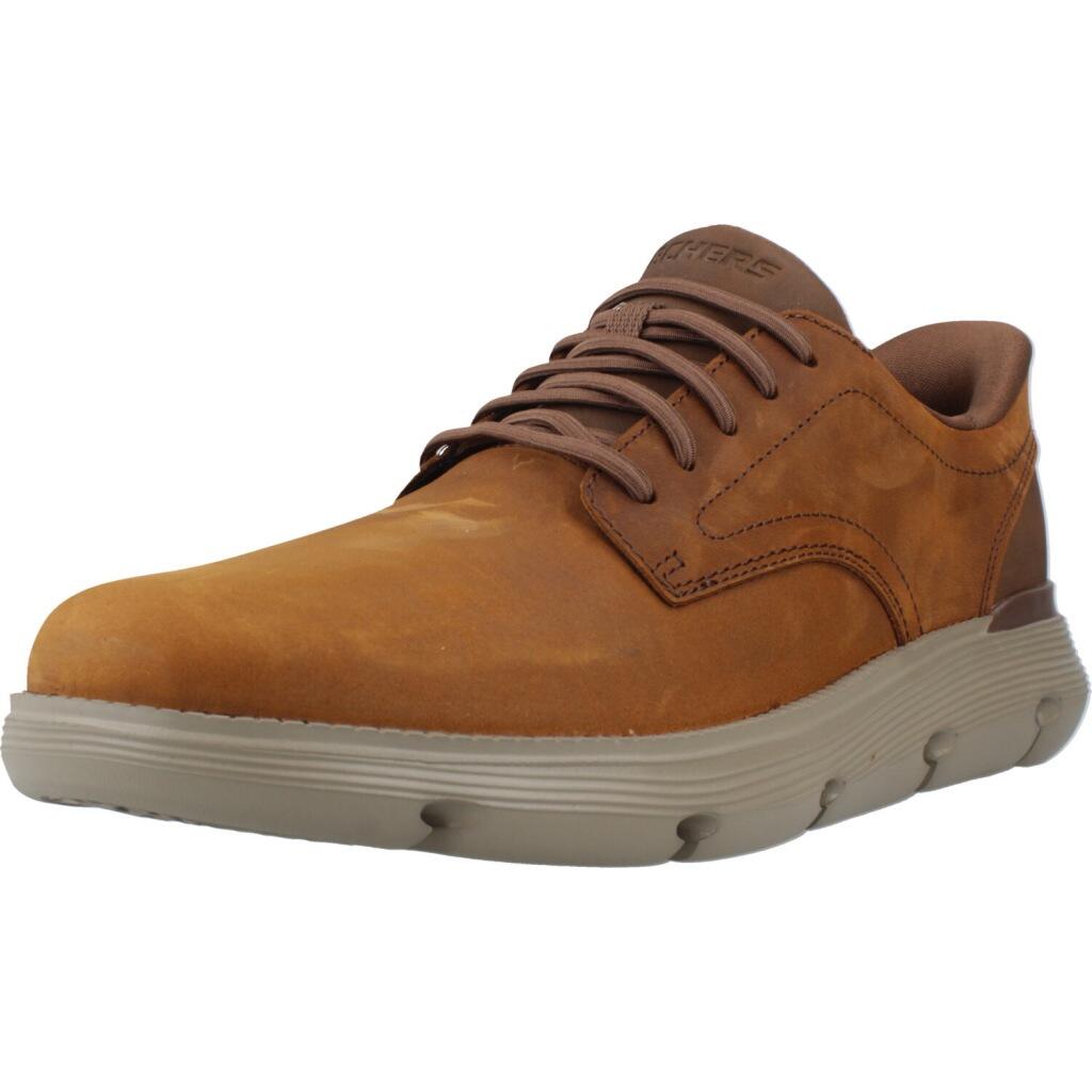 Kapcie SKECHERS GARZA - DURAN Brązowy